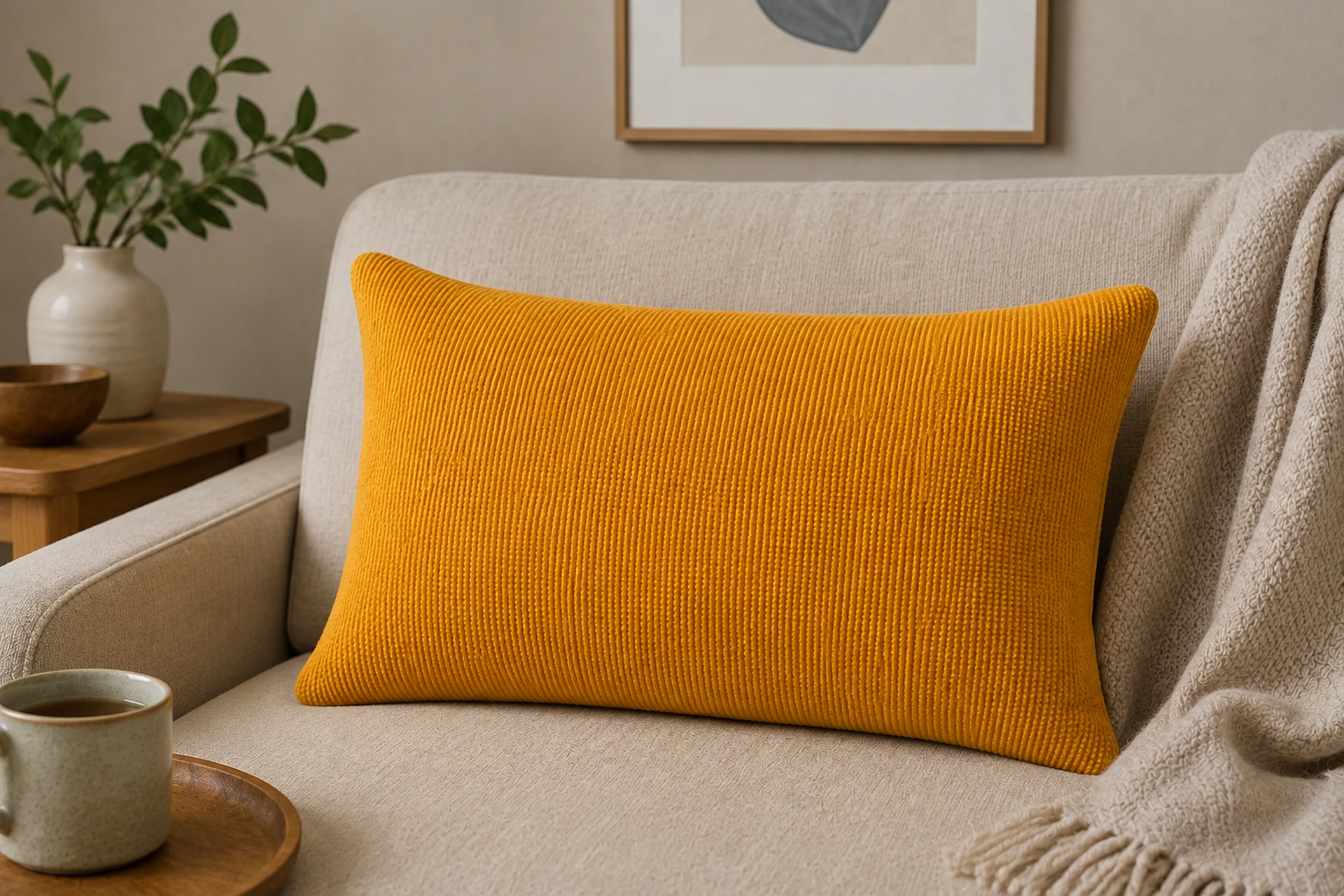 Lumbar Support Sofa Pillow