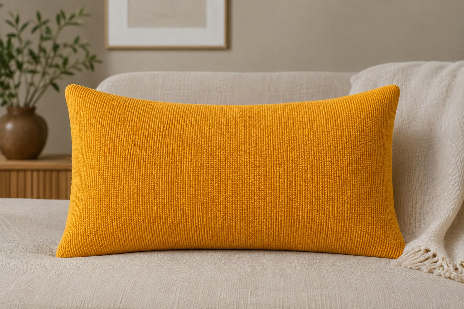 Lumbar Support Sofa Pillow angle 3