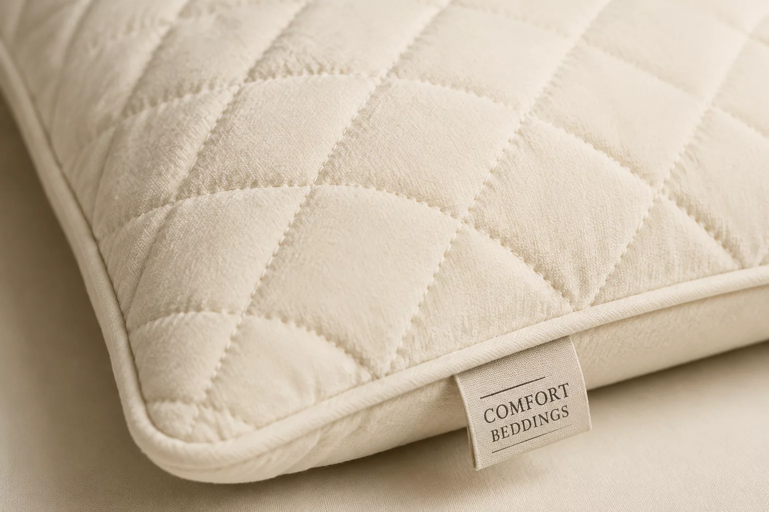 Quilted Microfiber Bed Pillow angle 3
